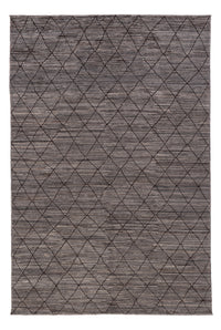 Alfombra bereber - 297 x 199 cm - gris oscuro