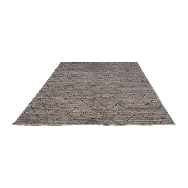 Alfombra bereber - 297 x 199 cm - gris oscuro