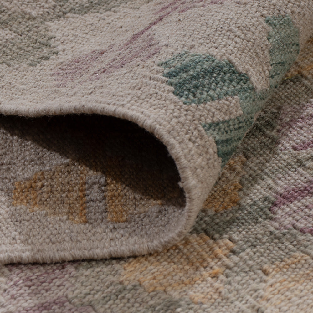 Läufer Kelim - Splash - 240 x 80 cm - mehrfarbig