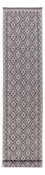 Läufer Kelim - Splash - 393 x 81 cm - dunkelgrau