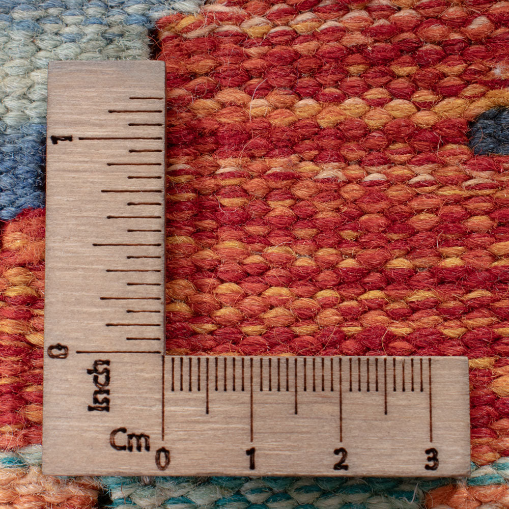 Läufer Kelim - Splash - 280 x 79 cm - mehrfarbig