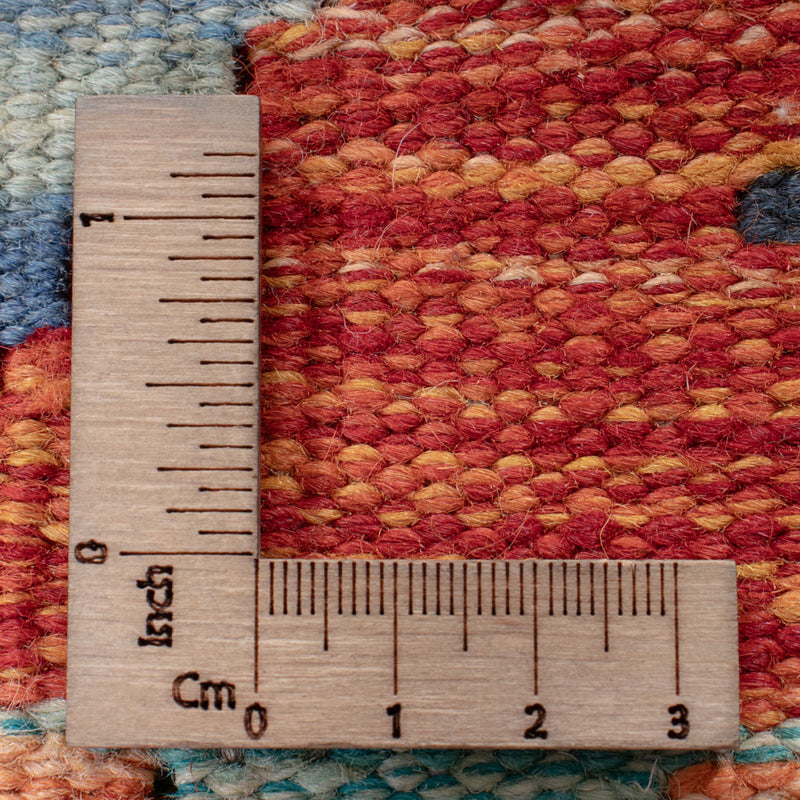 Läufer Kelim - Splash - 280 x 79 cm - mehrfarbig