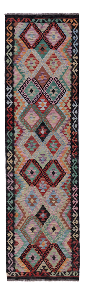 Kilim Maimana Alfombra 87x305cm - Alfombra de lana