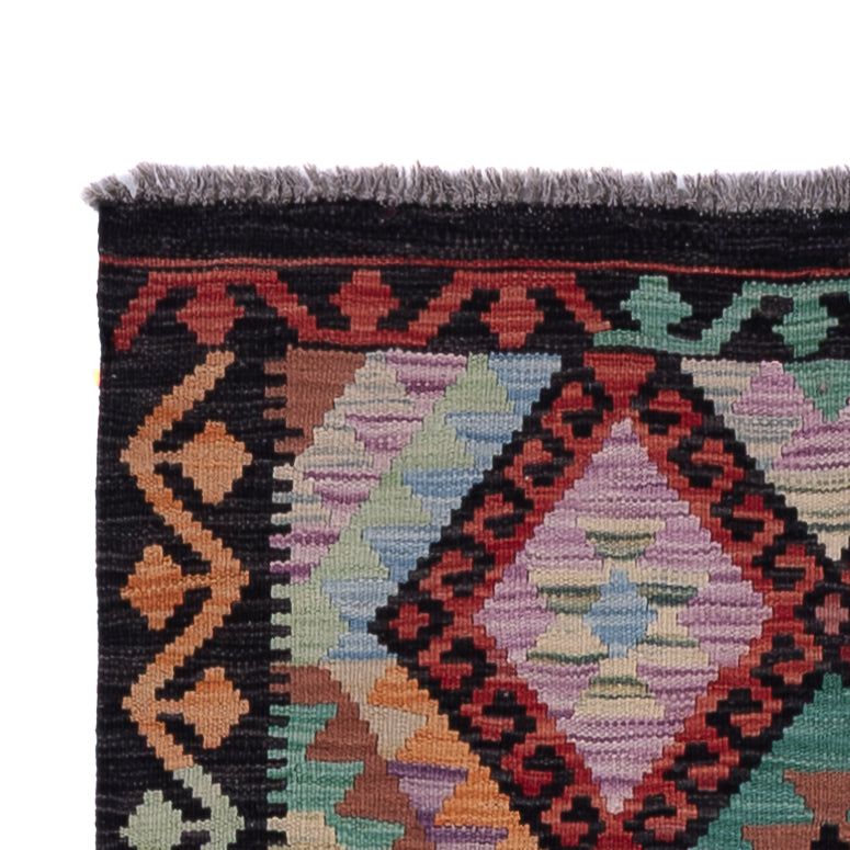 Kilim Maimana Alfombra 87x305cm - Alfombra de lana