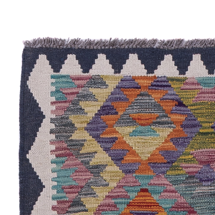 Kilim Maimana Alfombra 75x297cm - Alfombra de lana
