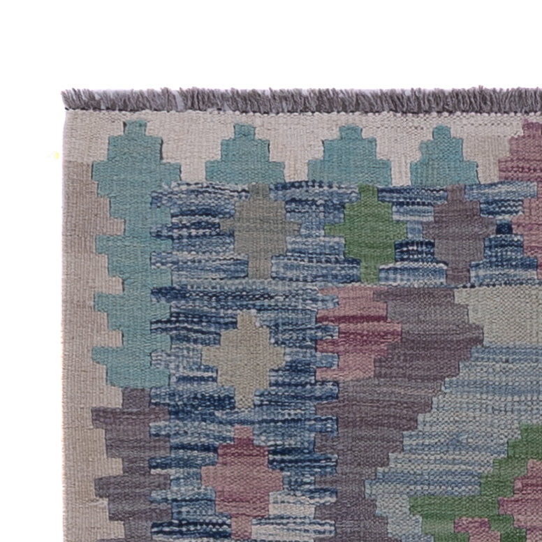 Kilim Maimana Alfombra 77x295cm - Alfombra de lana