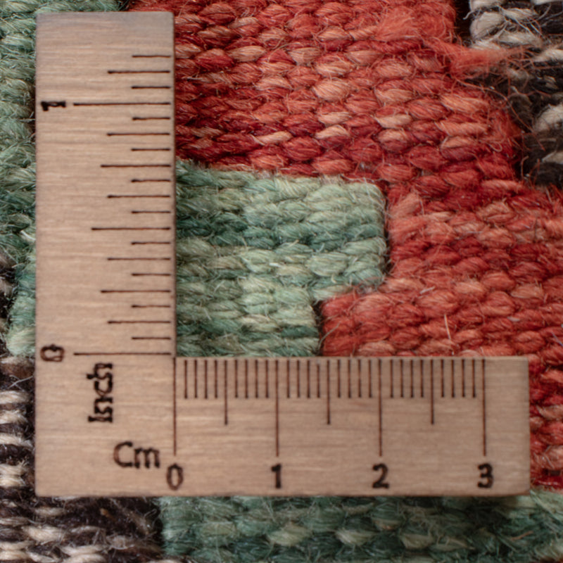 Läufer Kelim - Splash - 302 x 90 cm - mehrfarbig