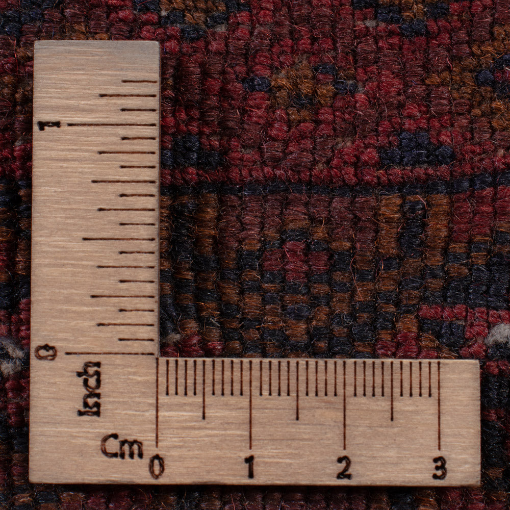 Kelim Teppich - Oriental - 198 x 160 cm - dunkelrot