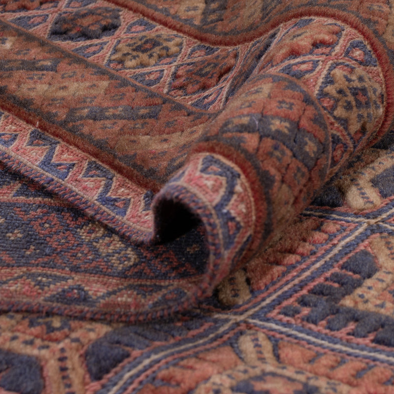 Kelim Teppich - Oriental - 207 x 156 cm - dunkelrot