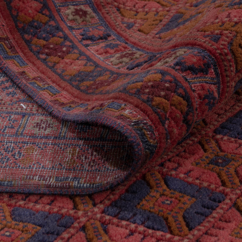 Kelim Teppich - Oriental - 196 x 144 cm - dunkelrot