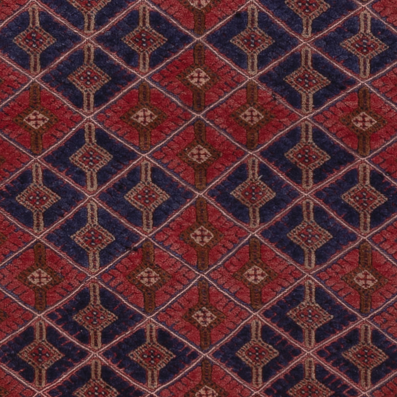 Kelim Teppich - Oriental quadratisch  - 178 x 160 cm - dunkelrot