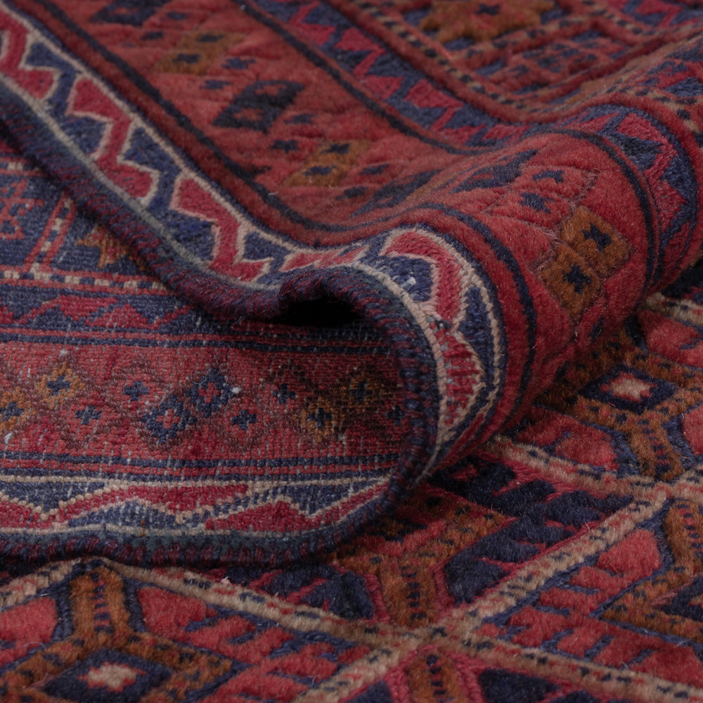 Kelim Teppich - Oriental - 179 x 151 cm - dunkelrot