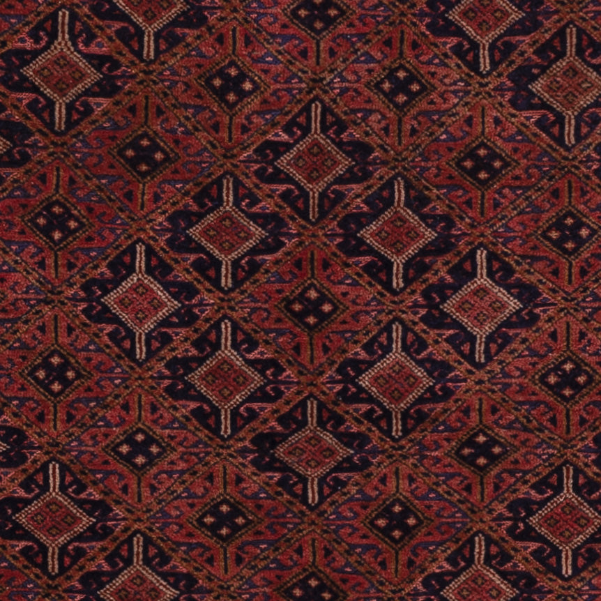 Kelim Teppich - Oriental - 197 x 161 cm - dunkelrot