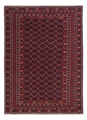 Kelim Teppich - Oriental - 209 x 151 cm - dunkelrot