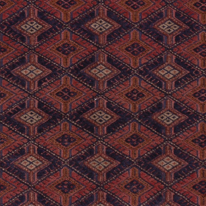 Kelim Teppich - Oriental - 206 x 145 cm - dunkelrot