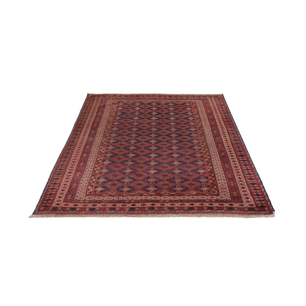 Kelim Teppich - Oriental - 206 x 145 cm - dunkelrot