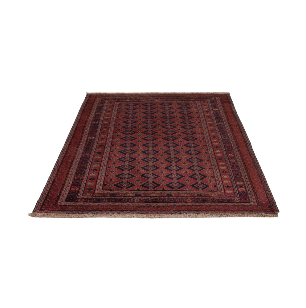 Kelim Teppich - Oriental - 206 x 156 cm - dunkelrot
