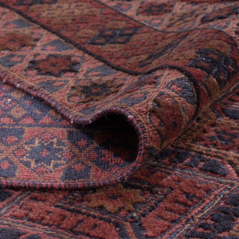 Kelim Teppich - Oriental - 193 x 146 cm - dunkelrot