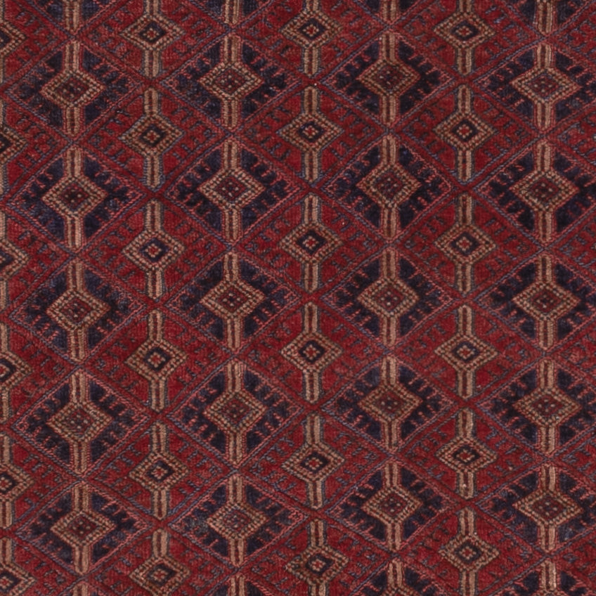 Kelim Teppich - Oriental - 205 x 145 cm - dunkelrot