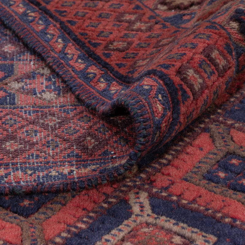 Kelim Teppich - Oriental - 193 x 145 cm - dunkelrot