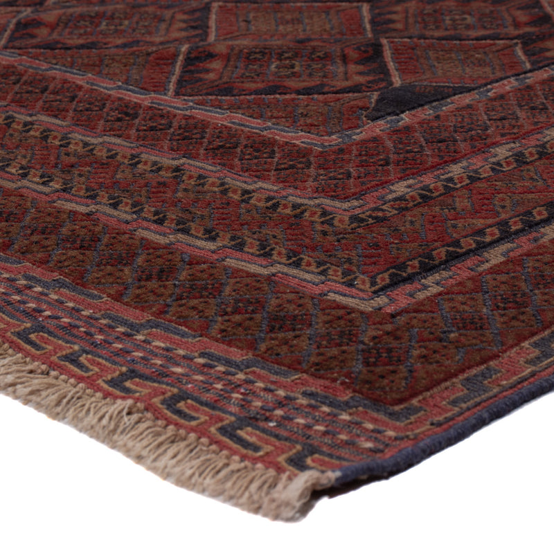 Kelim Teppich - Oriental - 180 x 141 cm - dunkelrot