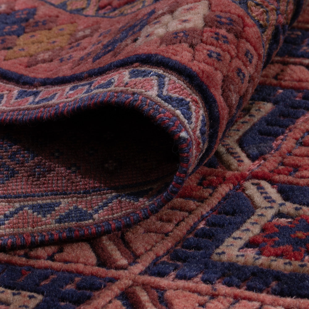 Kelim Teppich - Oriental - 201 x 141 cm - dunkelrot