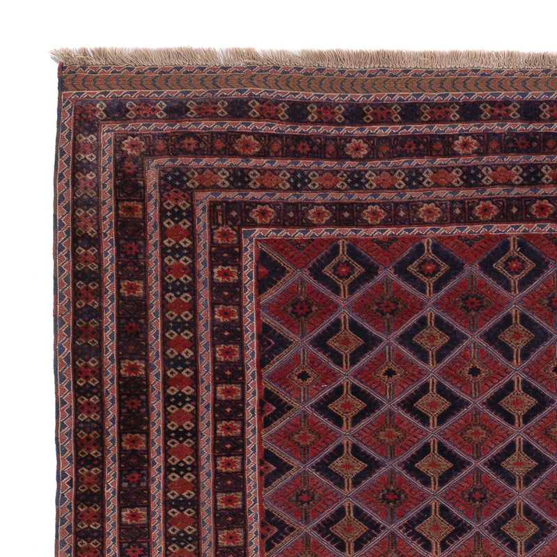 Kelim Teppich - Oriental quadratisch  - 183 x 158 cm - dunkelrot
