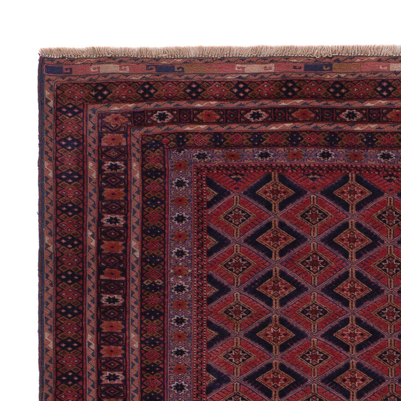 Kelim Teppich - Oriental - 202 x 155 cm - dunkelrot