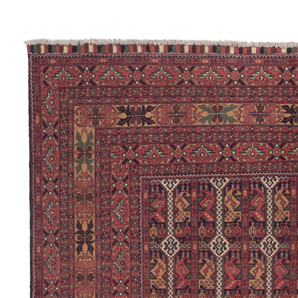 Afghan Teppich - Royal - 288 x 194 cm - dunkelrot