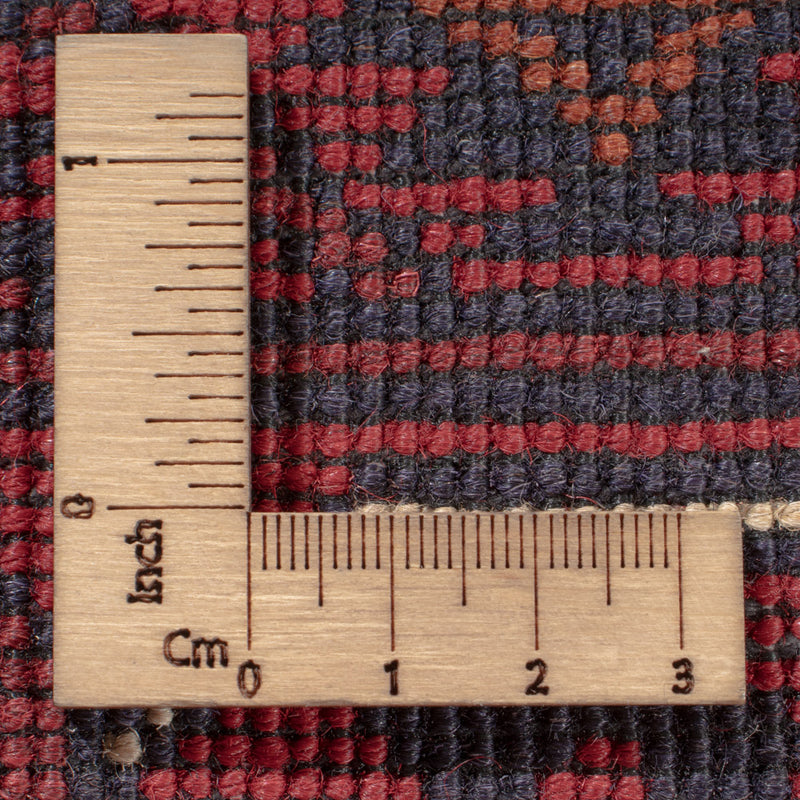 Afghan Teppich - Kunduz - 324 x 202 cm - dunkelrot