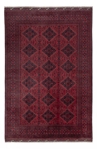 Afghan Teppich - Kunduz - 298 x 200 cm - dunkelrot