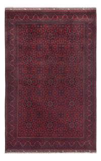 Afghan Teppich - Kunduz - 307 x 197 cm - dunkelrot
