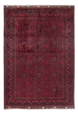 Afghan Teppich - Kunduz - 285 x 197 cm - dunkelrot