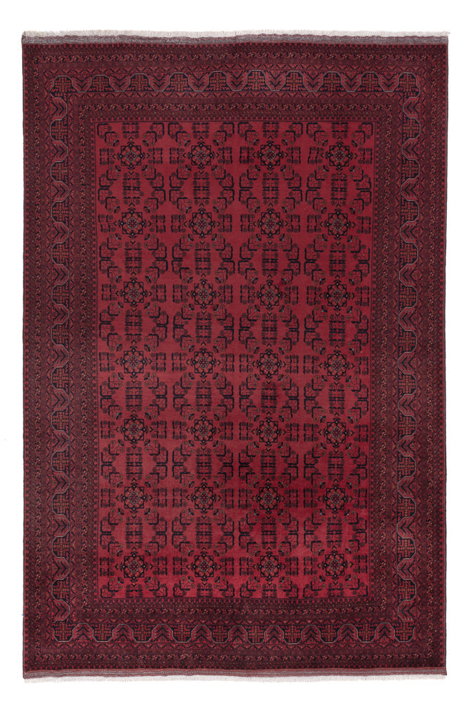 Afghan Teppich - Royal - 290 x 197 cm - dunkelrot