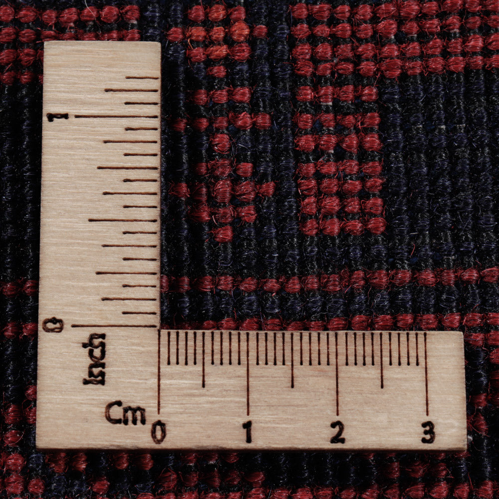 Alfombra afgana - Kunduz - 297 x 195 cm - rojo oscuro