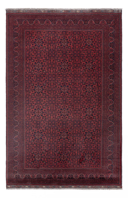 Afghan Teppich - Kunduz - 304 x 200 cm - dunkelrot