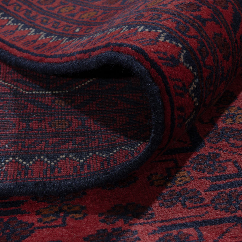 Afghan Teppich - Kunduz - 304 x 200 cm - dunkelrot