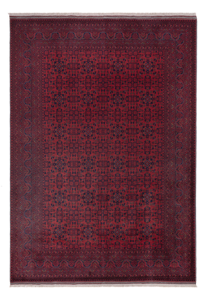 Afghan Teppich - Royal - 290 x 201 cm - dunkelrot