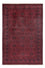 Alfombra afgana - Kunduz - 297 x 194 cm - rojo oscuro
