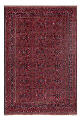 Afghan Teppich - Kunduz - 290 x 196 cm - dunkelrot