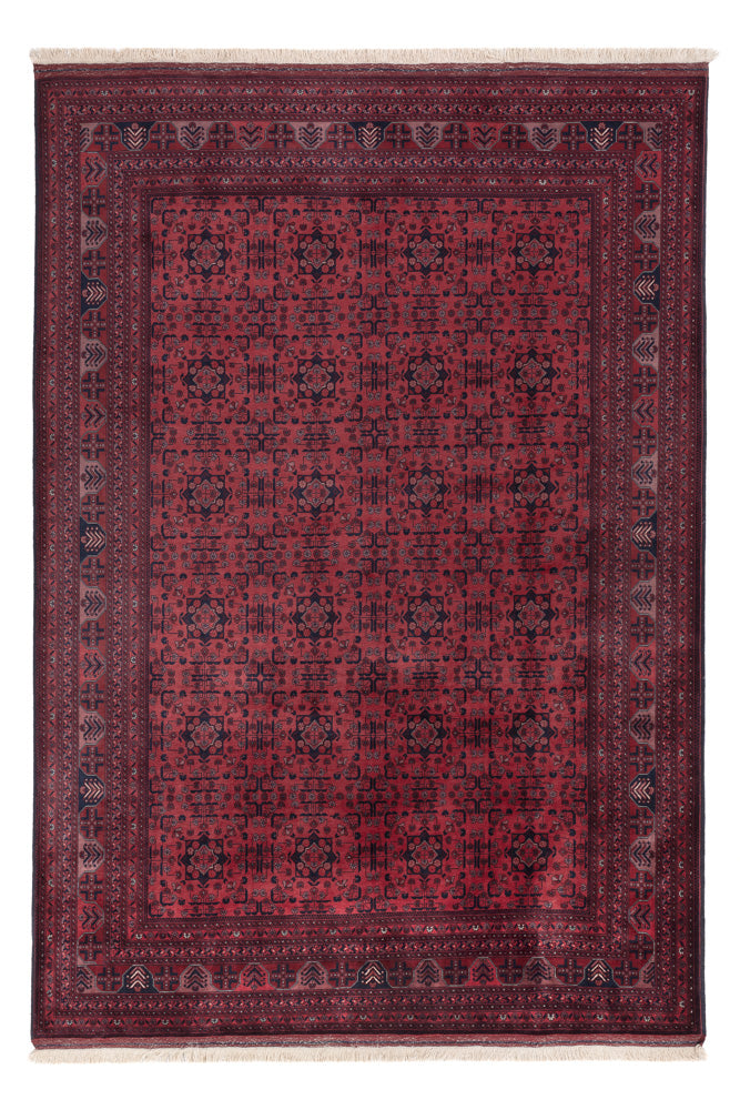 Afghan Teppich - Royal - 292 x 199 cm - dunkelrot