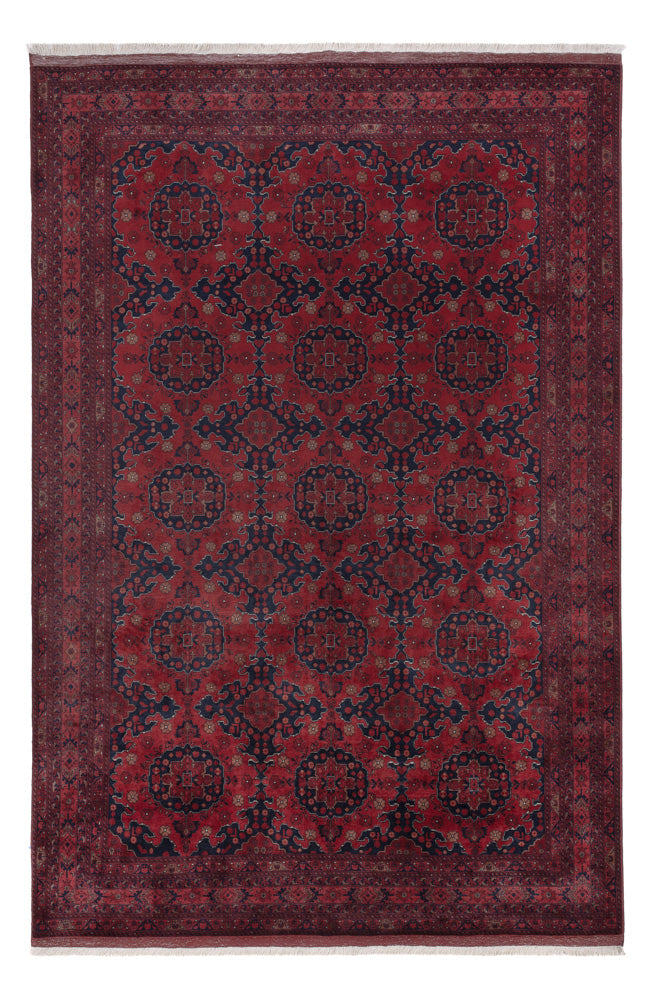Afghan Teppich - Royal - 298 x 204 cm - dunkelrot