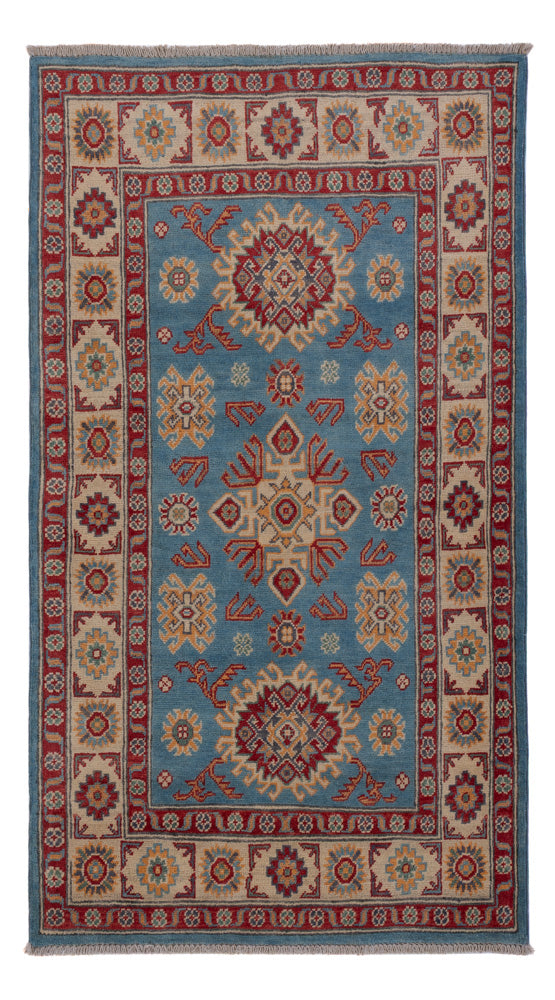 Alfombra Ziegler - Kazak - 158 x 88 cm - azul