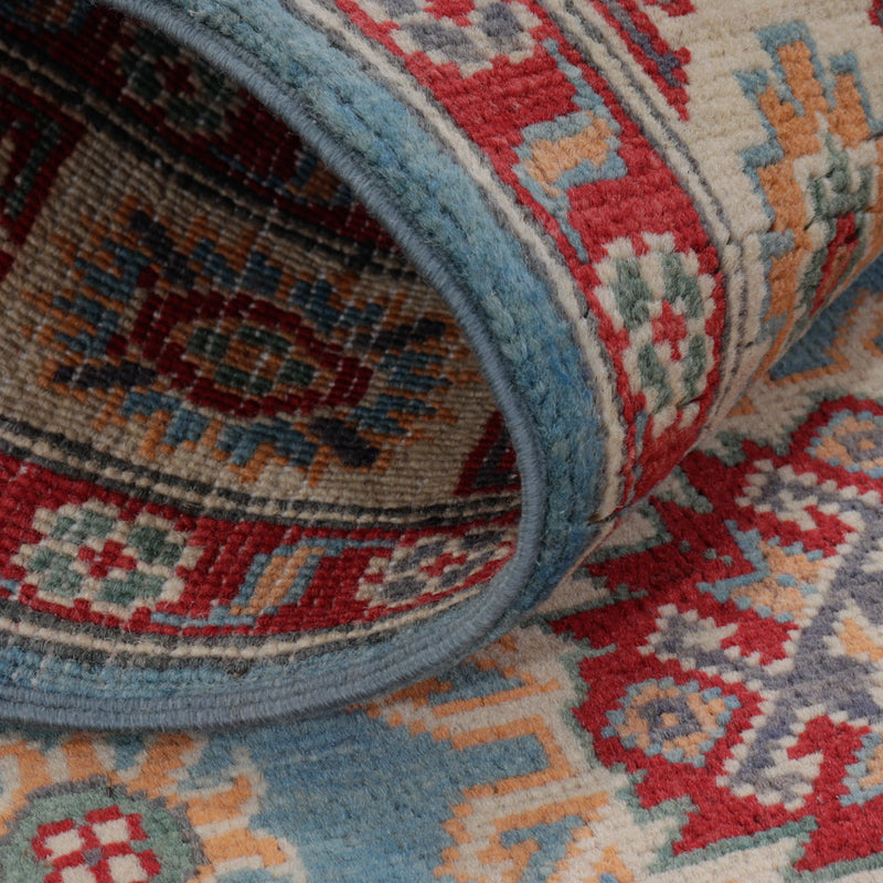 Alfombra Ziegler - Kazak - 158 x 88 cm - azul