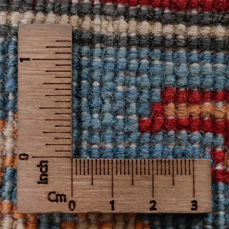 Alfombra Ziegler - Kazak - 158 x 88 cm - azul