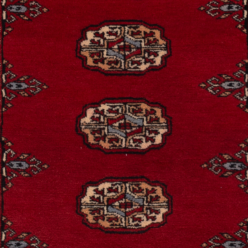 Alfombra de pasillo Alfombra Pakistani - 197 x 78 cm - rojo