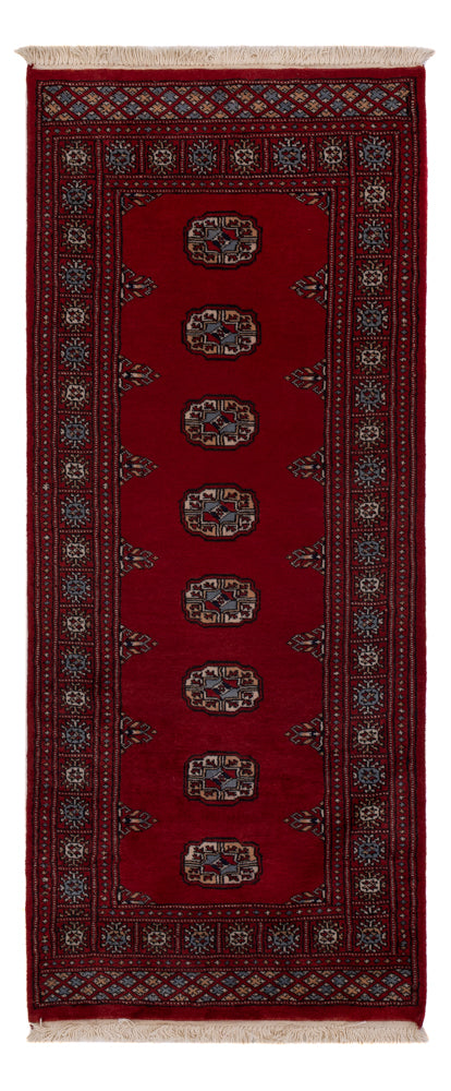 Alfombra de pasillo Alfombra Pakistani - 186 x 75 cm - rojo