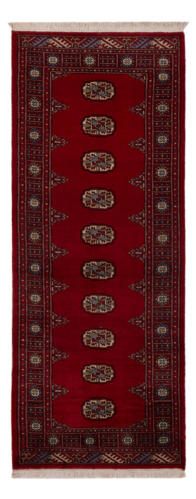 Alfombra de pasillo Alfombra Pakistani - 203 x 78 cm - rojo