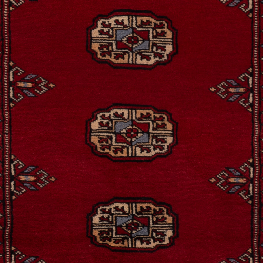 Alfombra de pasillo Alfombra Pakistani - 203 x 78 cm - rojo