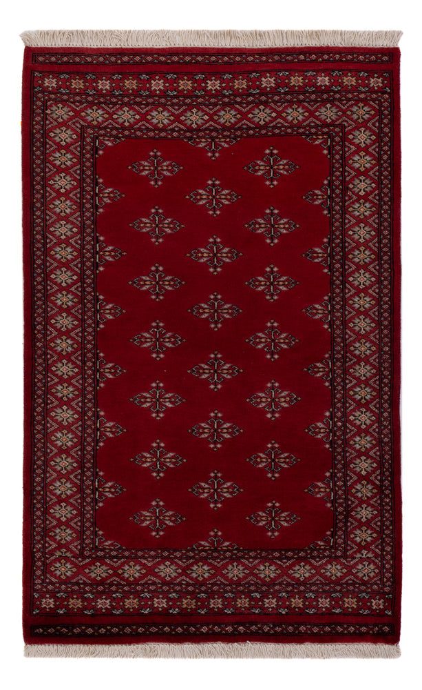 Alfombra Pakistani - 152 x 95 cm - rojo